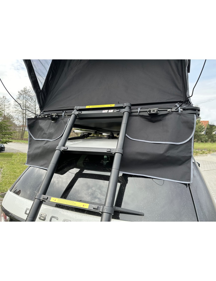 Namiot dachowy 2-osobowy Escape Alu-One aluminiowa obudowa Black | Szekla4x4.pl
