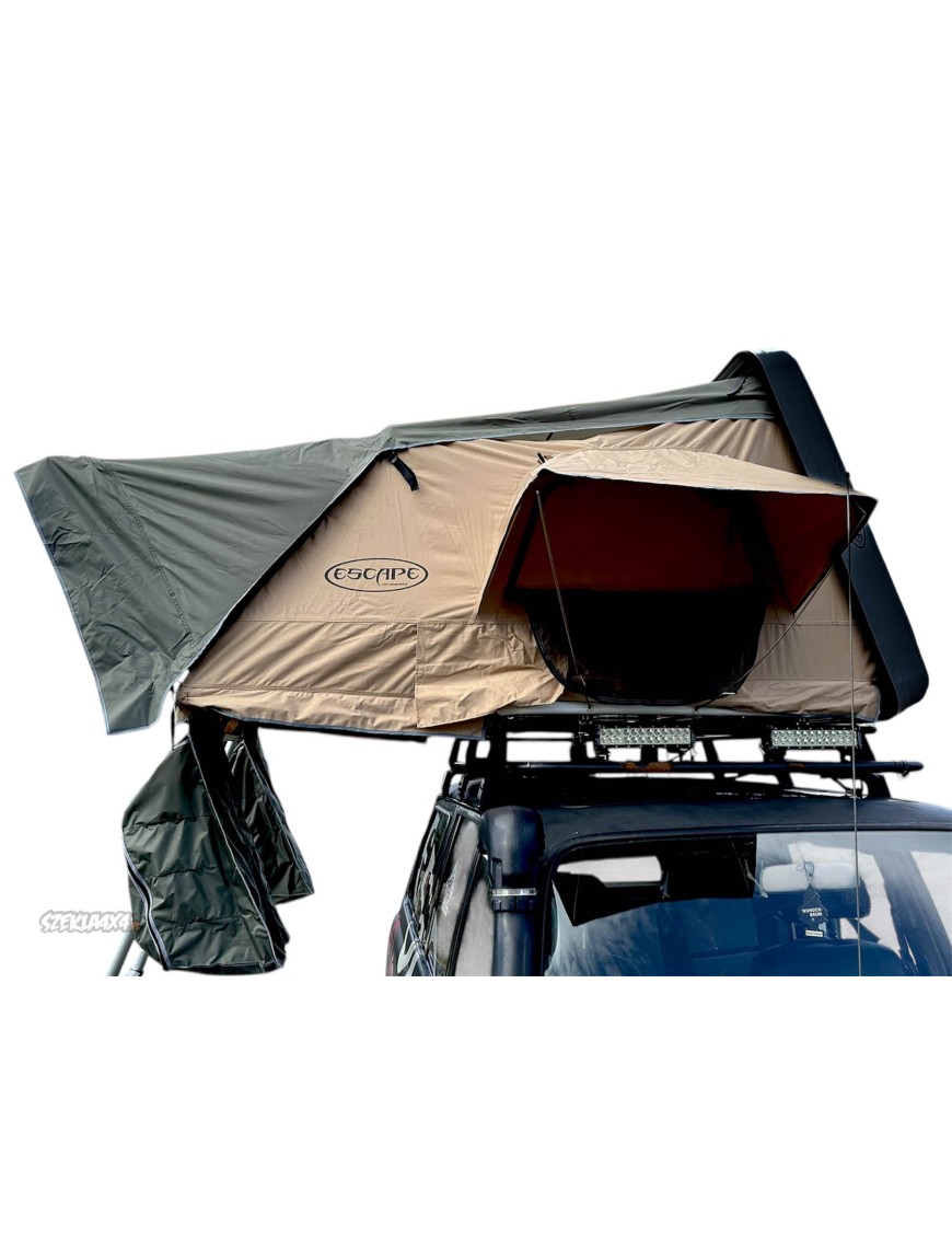 Namiot dachowy Escape VARIO 160 cm Piaskowy Czarna obudowa | Szekla4x4.pl
