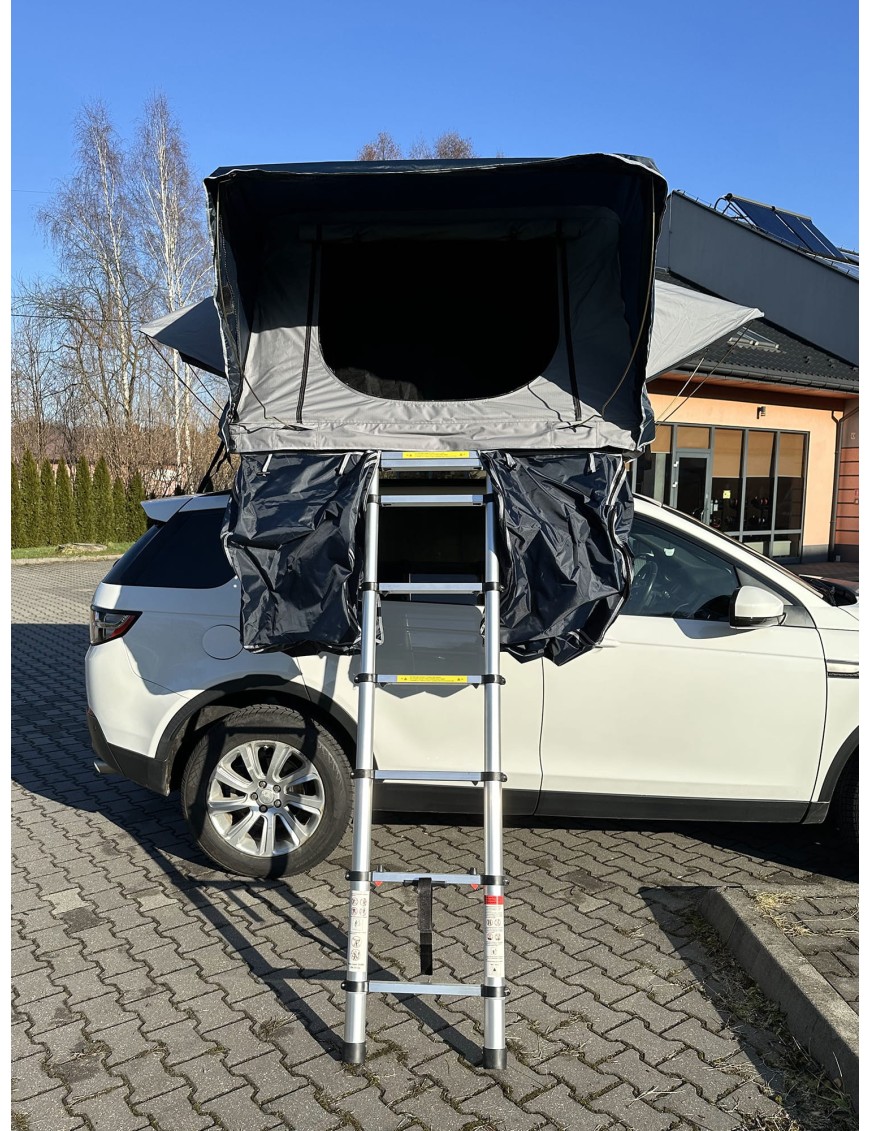 Namiot dachowy Escape VARIO 160 cm Piaskowy Czarna obudowa | Szekla4x4.pl