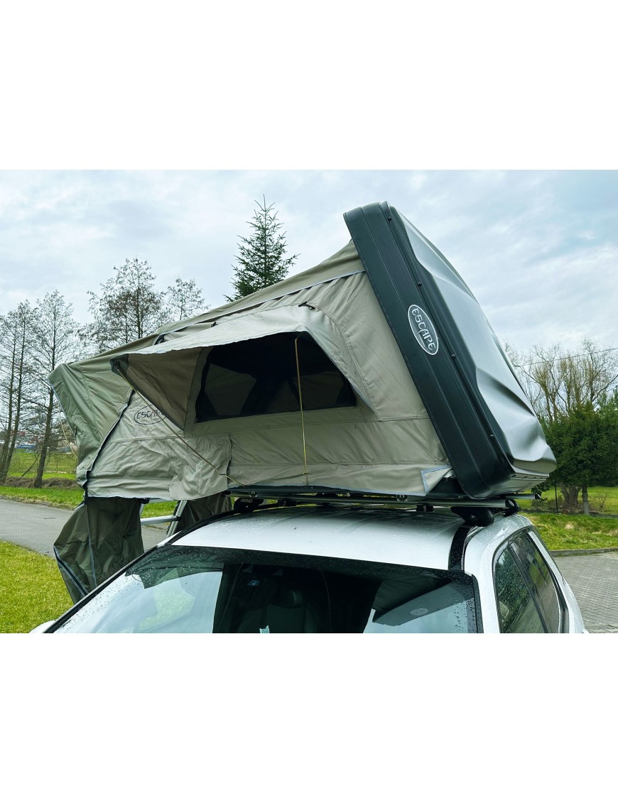 Namiot dachowy Escape VARIO 160 cm Piaskowy Czarna obudowa | Szekla4x4.pl