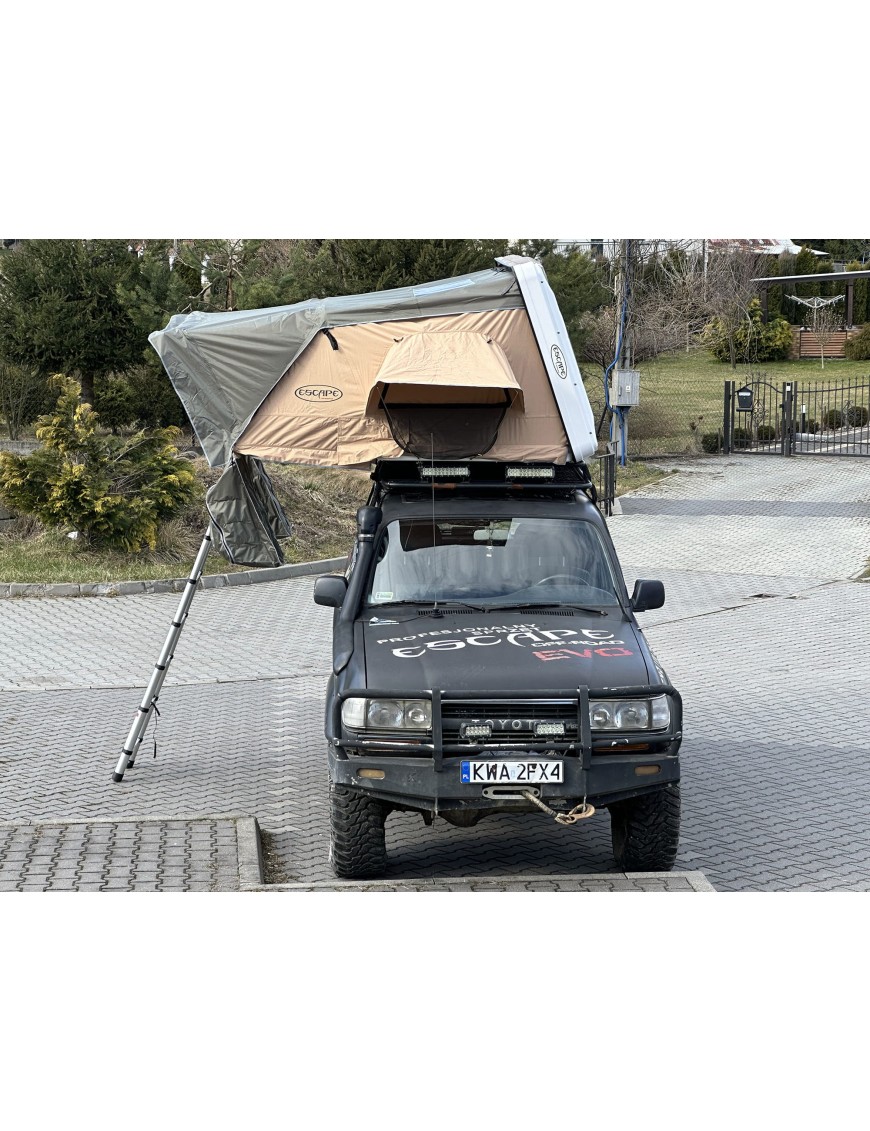 Namiot dachowy Escape VARIO 160 cm Piaskowy Czarna obudowa | Szekla4x4.pl
