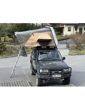 Namiot dachowy Escape VARIO 160 cm Piaskowy Czarna obudowa | Szekla4x4.pl
