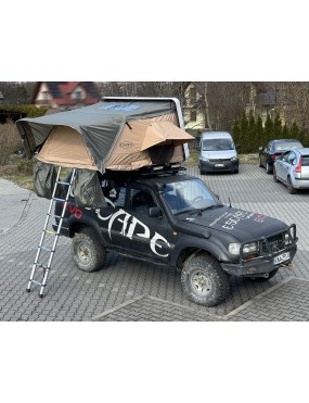 Namiot dachowy Escape VARIO 160 cm Piaskowy Czarna obudowa | Szekla4x4.pl