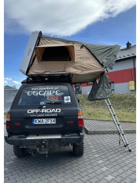 Namiot dachowy Escape VARIO 160 cm Piaskowy Czarna obudowa | Szekla4x4.pl