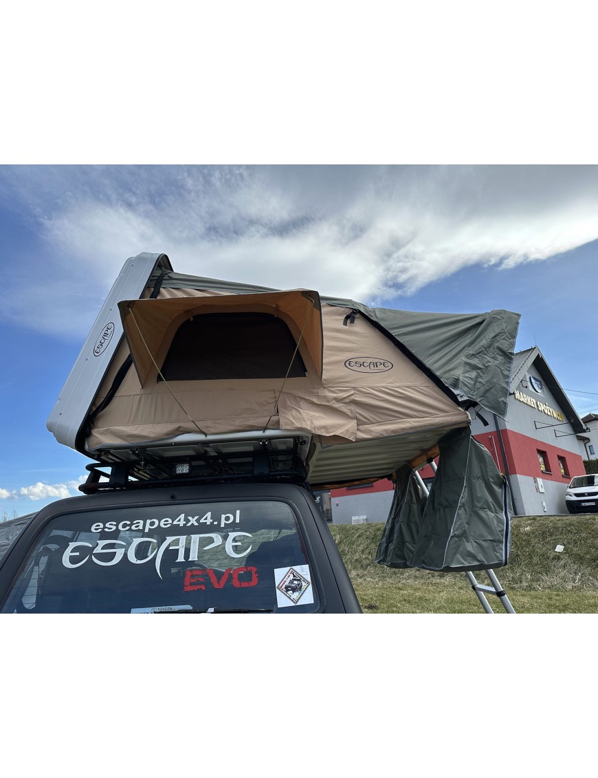 Namiot dachowy Escape VARIO 160 cm Piaskowy Czarna obudowa | Szekla4x4.pl