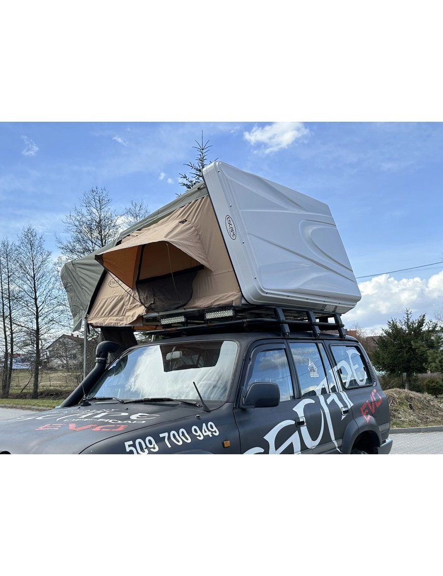 Namiot dachowy Escape VARIO 160 cm Piaskowy Czarna obudowa | Szekla4x4.pl
