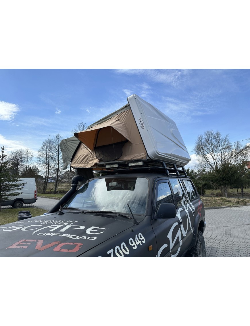 Namiot dachowy Escape VARIO 160 cm Piaskowy Czarna obudowa | Szekla4x4.pl