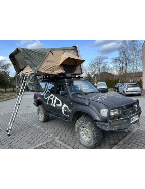 Namiot dachowy Escape VARIO 160 cm Piaskowy Czarna obudowa | Szekla4x4.pl