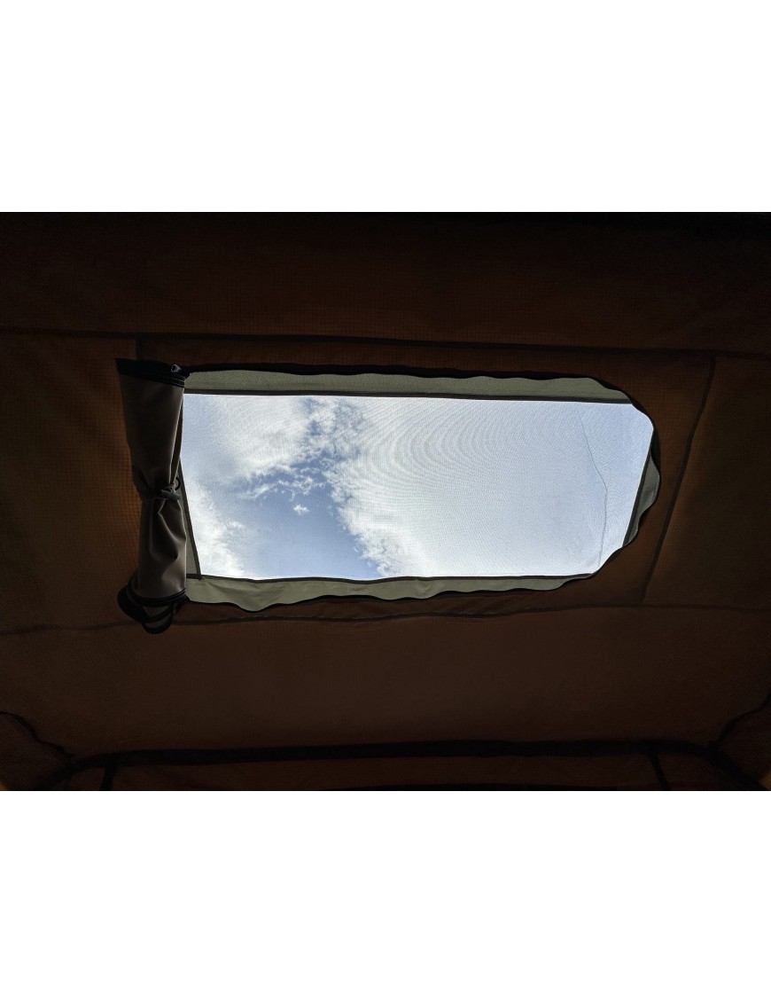 Namiot dachowy Escape VARIO 160 cm Piaskowy Czarna obudowa | Szekla4x4.pl