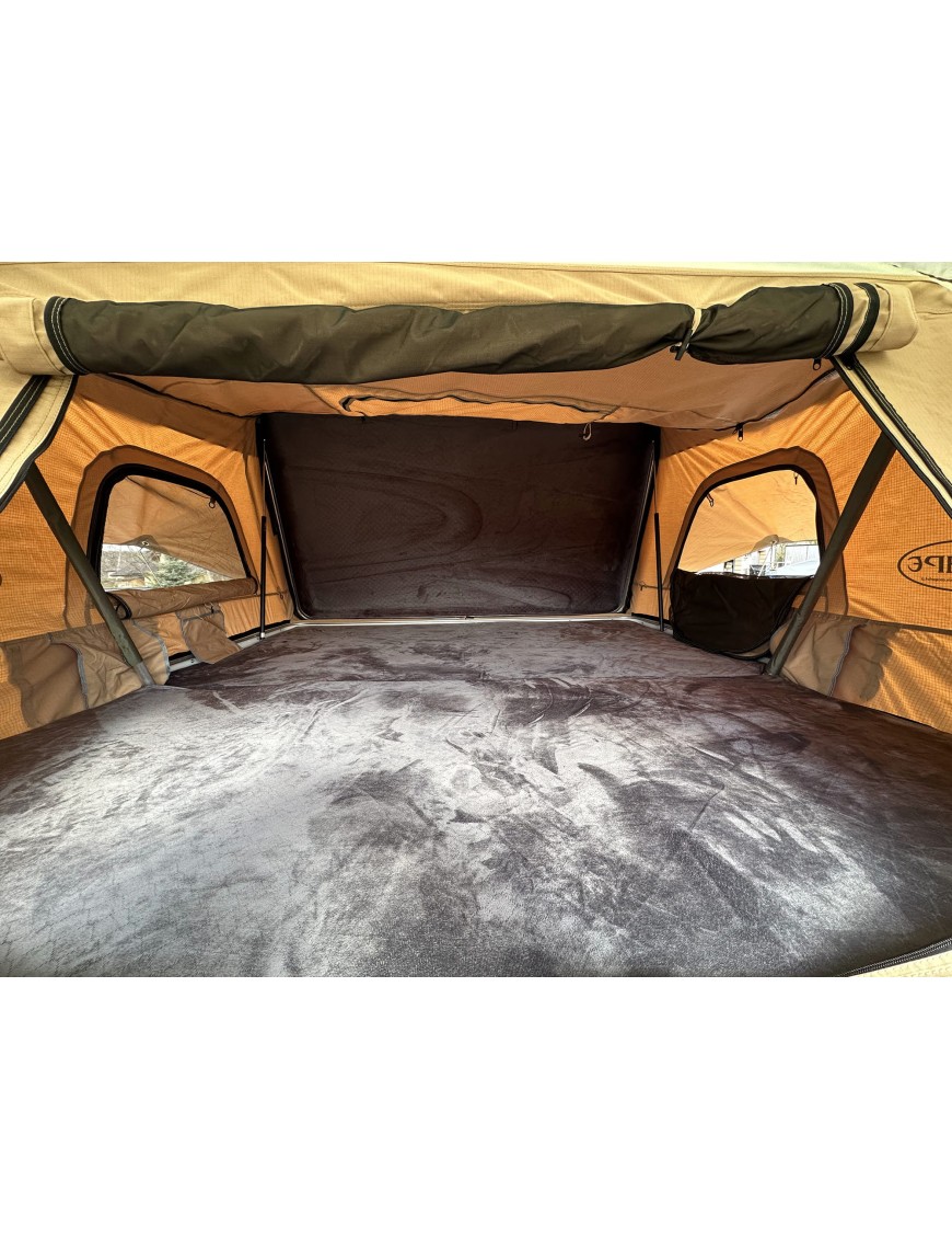 Namiot dachowy Escape VARIO 160 cm Piaskowy Czarna obudowa | Szekla4x4.pl