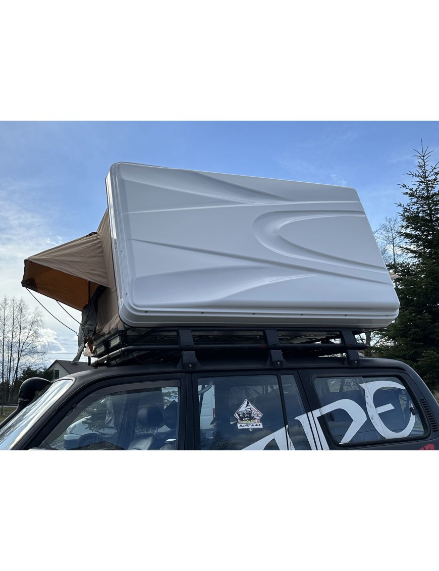 Namiot dachowy Escape VARIO 160 cm Piaskowy Biała obudowa | Szekla4x4.pl