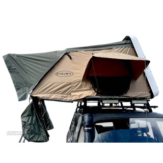 Namiot dachowy Escape VARIO 160 cm Piaskowy – biała pokrywa