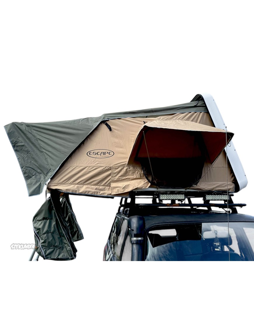Namiot dachowy Escape VARIO 160 cm Piaskowy Biała obudowa | Szekla4x4.pl