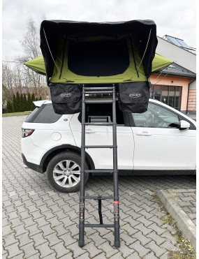 Namiot dachowy Escape VIGO 160cm Zielony aluminiowy z matą antykondensacyjną | Szekla4x4.pl