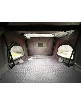 Namiot dachowy Escape VIGO 160cm Szary aluminiowy z matą antykondensacyjną | Szekla4x4.pl