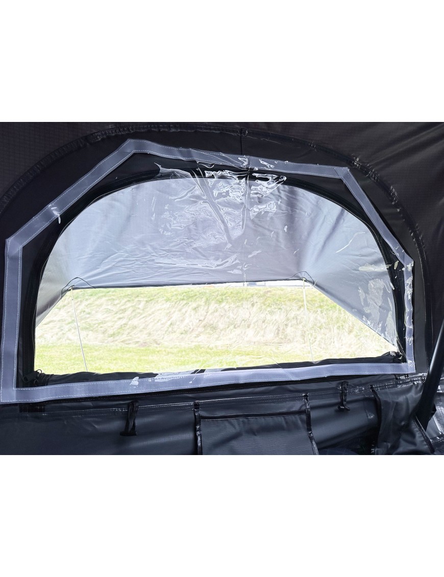 Namiot dachowy Escape VIGO 160cm Szary aluminiowy z matą antykondensacyjną | Szekla4x4.pl