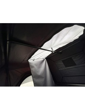 Namiot dachowy Escape VIGO 160cm Szary aluminiowy z matą antykondensacyjną | Szekla4x4.pl