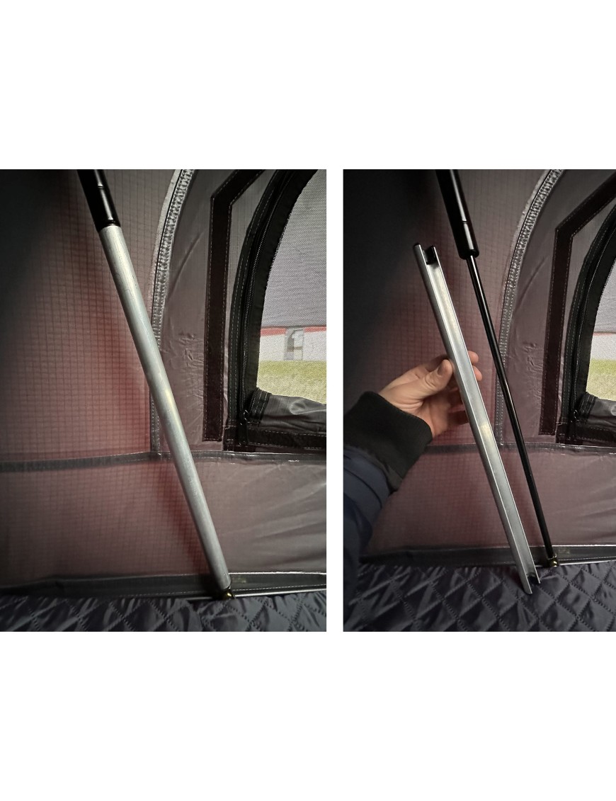 Namiot dachowy Escape VIGO 160cm Szary aluminiowy z matą antykondensacyjną | Szekla4x4.pl