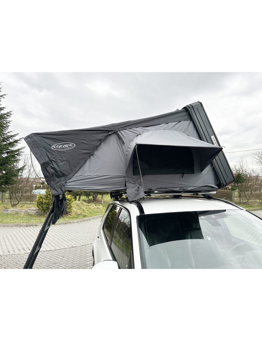Namiot dachowy Escape VIGO 160cm Szary aluminiowy z matą antykondensacyjną | Szekla4x4.pl