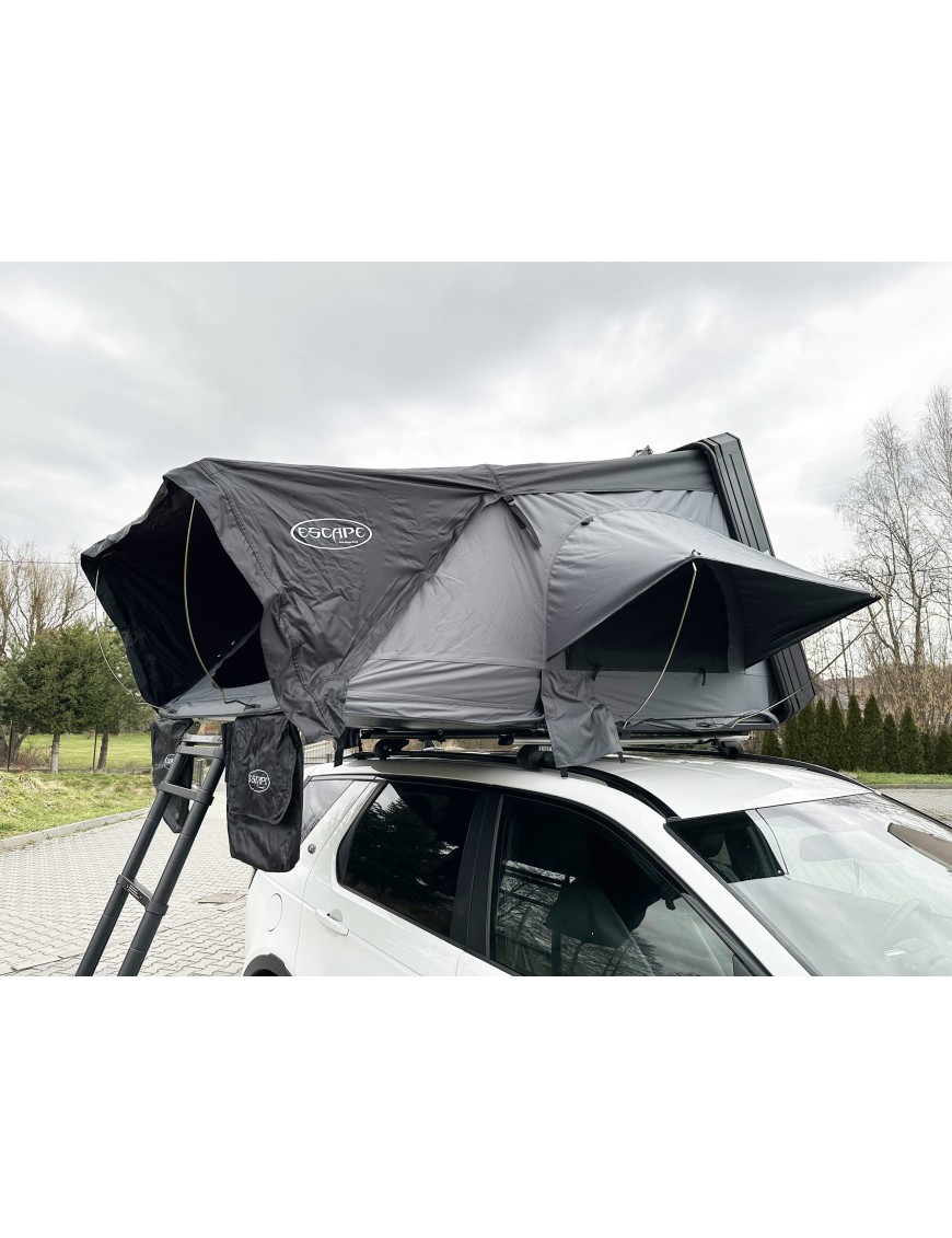 Namiot dachowy Escape VIGO 160cm Szary aluminiowy z matą antykondensacyjną | Szekla4x4.pl