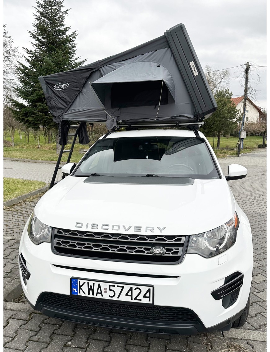 Namiot dachowy Escape VIGO 160cm Szary aluminiowy z matą antykondensacyjną | Szekla4x4.pl