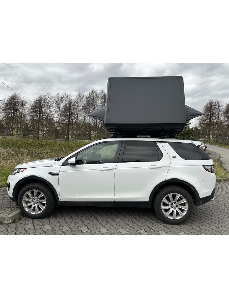 Namiot dachowy Escape VIGO 160cm Szary aluminiowy z matą antykondensacyjną | Szekla4x4.pl