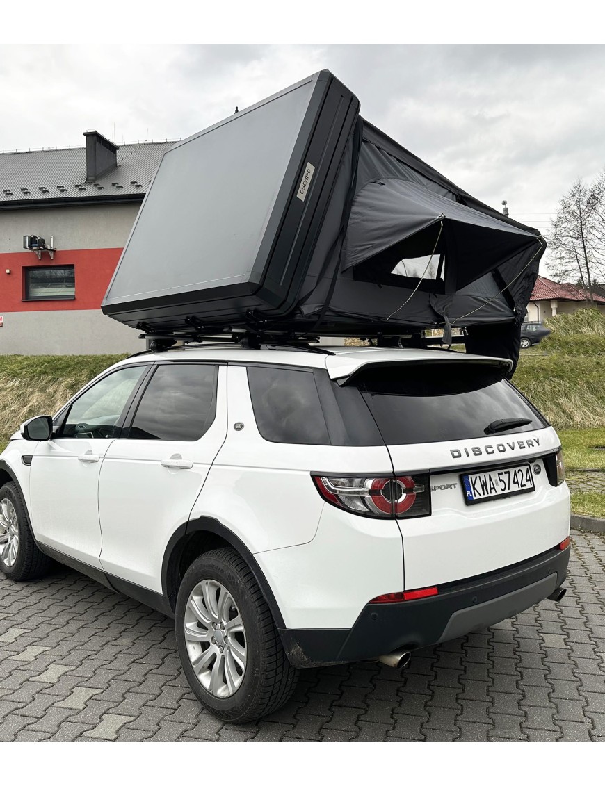 Namiot dachowy Escape VIGO 160cm Szary aluminiowy z matą antykondensacyjną | Szekla4x4.pl