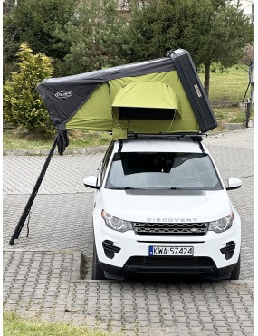 Namiot dachowy Escape VIGO 190cm Zielony aluminiowy z matą antykondensacyjną | Szekla4x4.pl