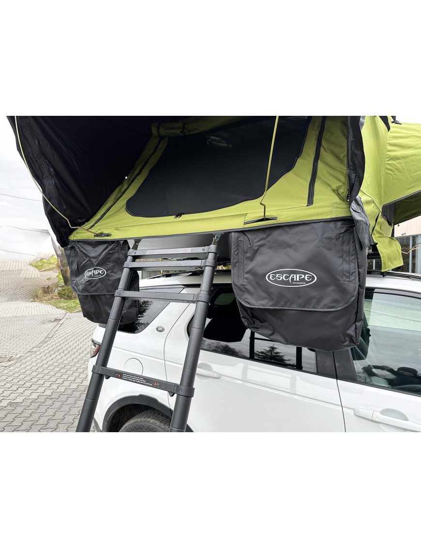 Namiot dachowy Escape VIGO 190cm Zielony aluminiowy z matą antykondensacyjną | Szekla4x4.pl