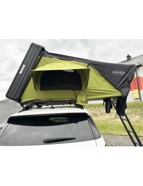 Namiot dachowy Escape VIGO 190cm Zielony aluminiowy z matą antykondensacyjną | Szekla4x4.pl