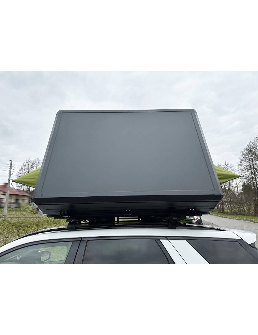 Namiot dachowy Escape VIGO 190cm Zielony aluminiowy z matą antykondensacyjną | Szekla4x4.pl