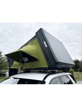 Namiot dachowy Escape VIGO 190cm Zielony aluminiowy z matą antykondensacyjną | Szekla4x4.pl