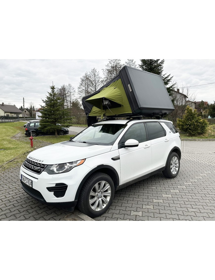 Namiot dachowy Escape VIGO 190cm Zielony aluminiowy z matą antykondensacyjną | Szekla4x4.pl