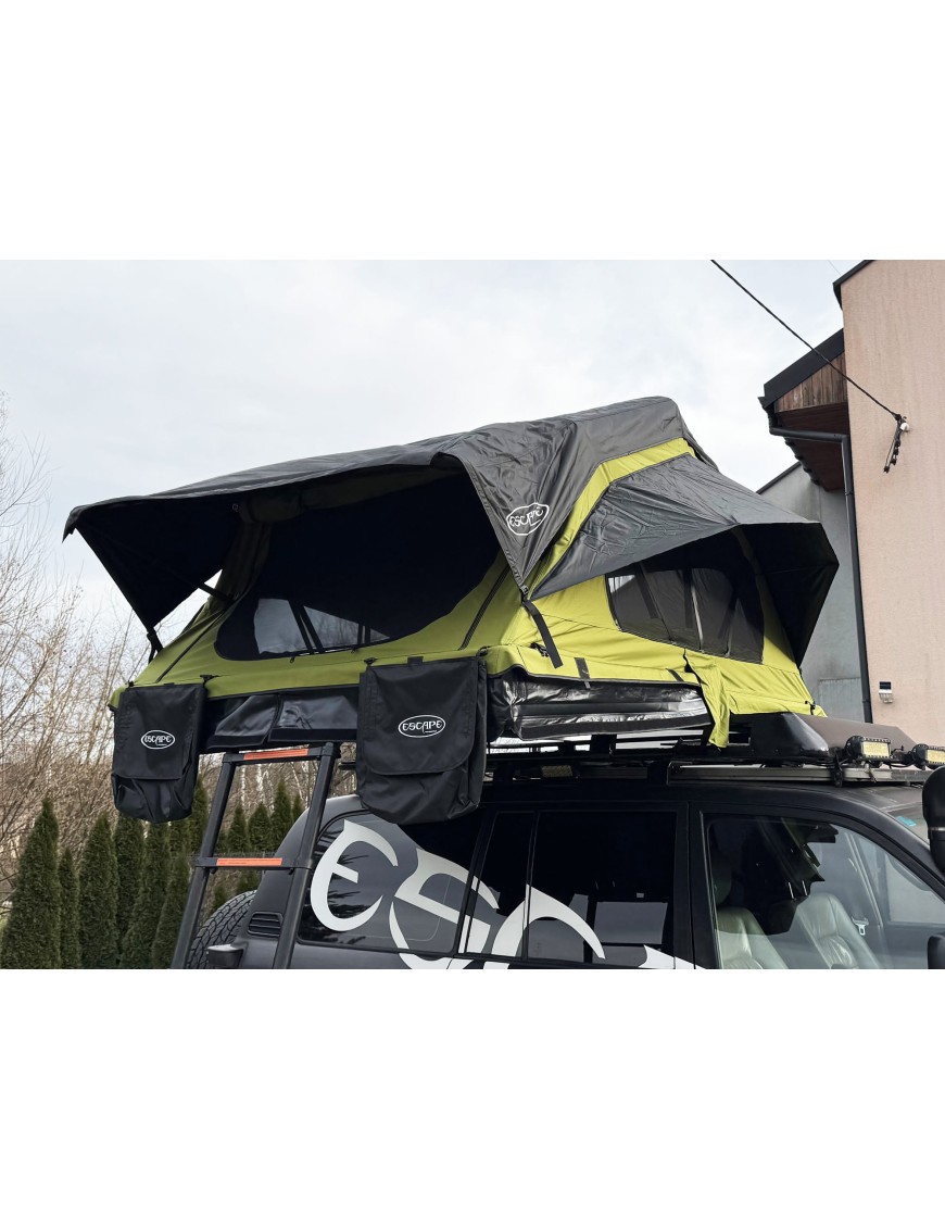 Namiot dachowy Escape HYBRID 190 cm Zielony | Szekla4x4.pl