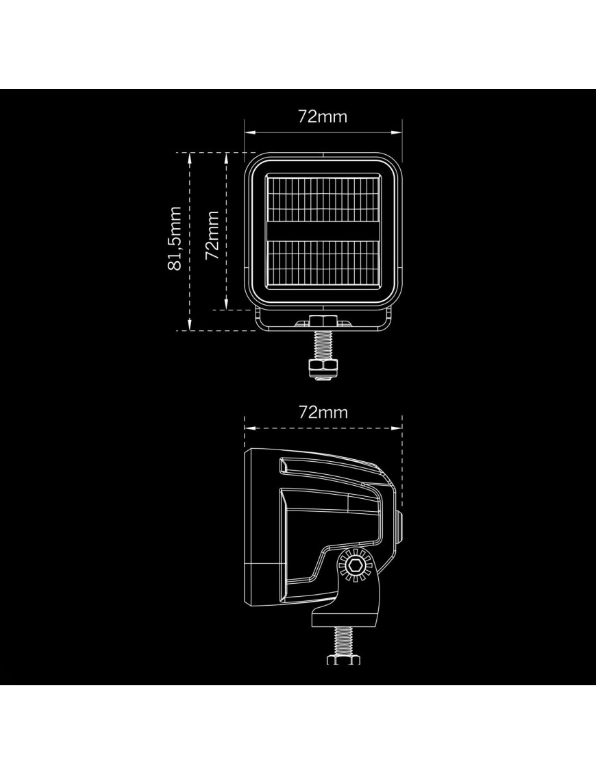 Lampa LED SIBERIA XP QUBE WORK LIGHT 38W 809283 | Szekla4x4.pl