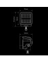 Lampa LED SIBERIA XP QUBE WORK LIGHT 38W 809283