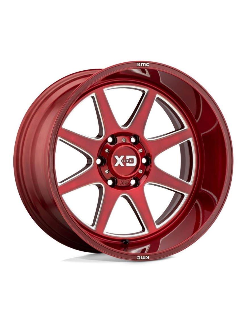 Felga aluminiowa XD844 PIKE Brushed Red W/ Milled Accents XD SERIES