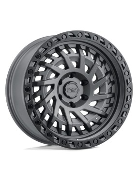 Felga aluminiowa SHREDDER Matte Gunmetal W/ Black Ring BLACK RHINO