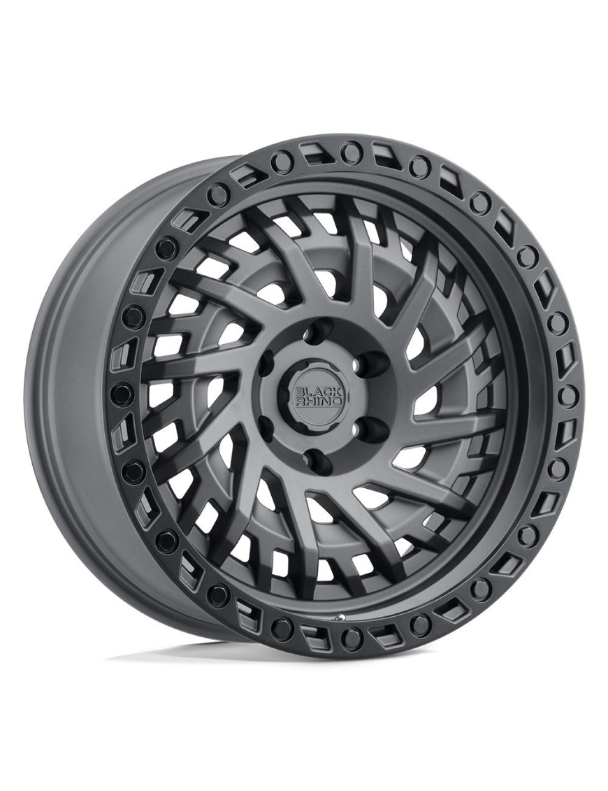 Felga aluminiowa SHREDDER Matte Gunmetal W/ Black Ring BLACK RHINO