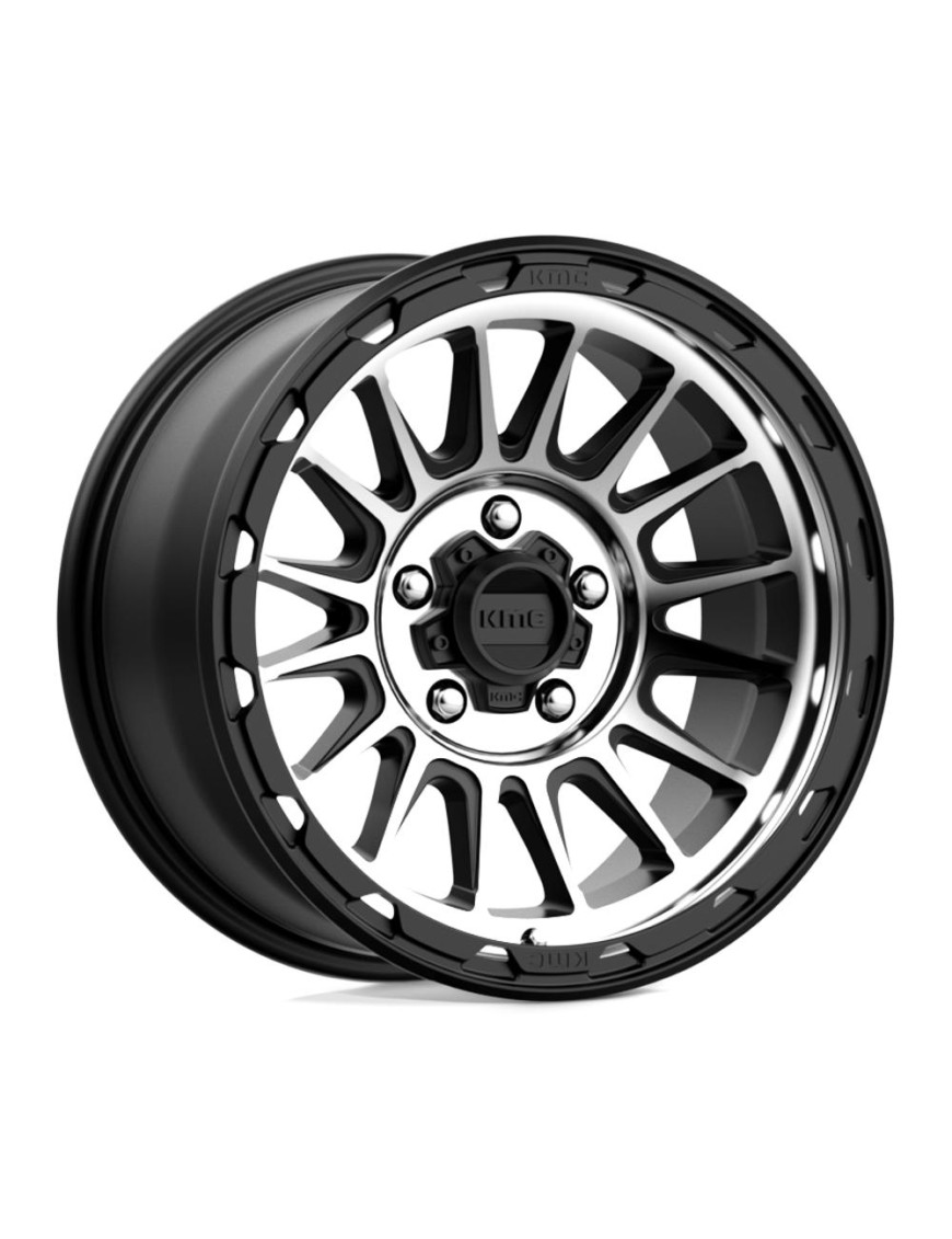 Felga aluminiowa KM542 IMPACT Satin Black Machined KMC