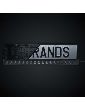 Ramka tablicy z Panelem LED Strands NUUK E-LINE BLACK LED BAR 20″ 809445
