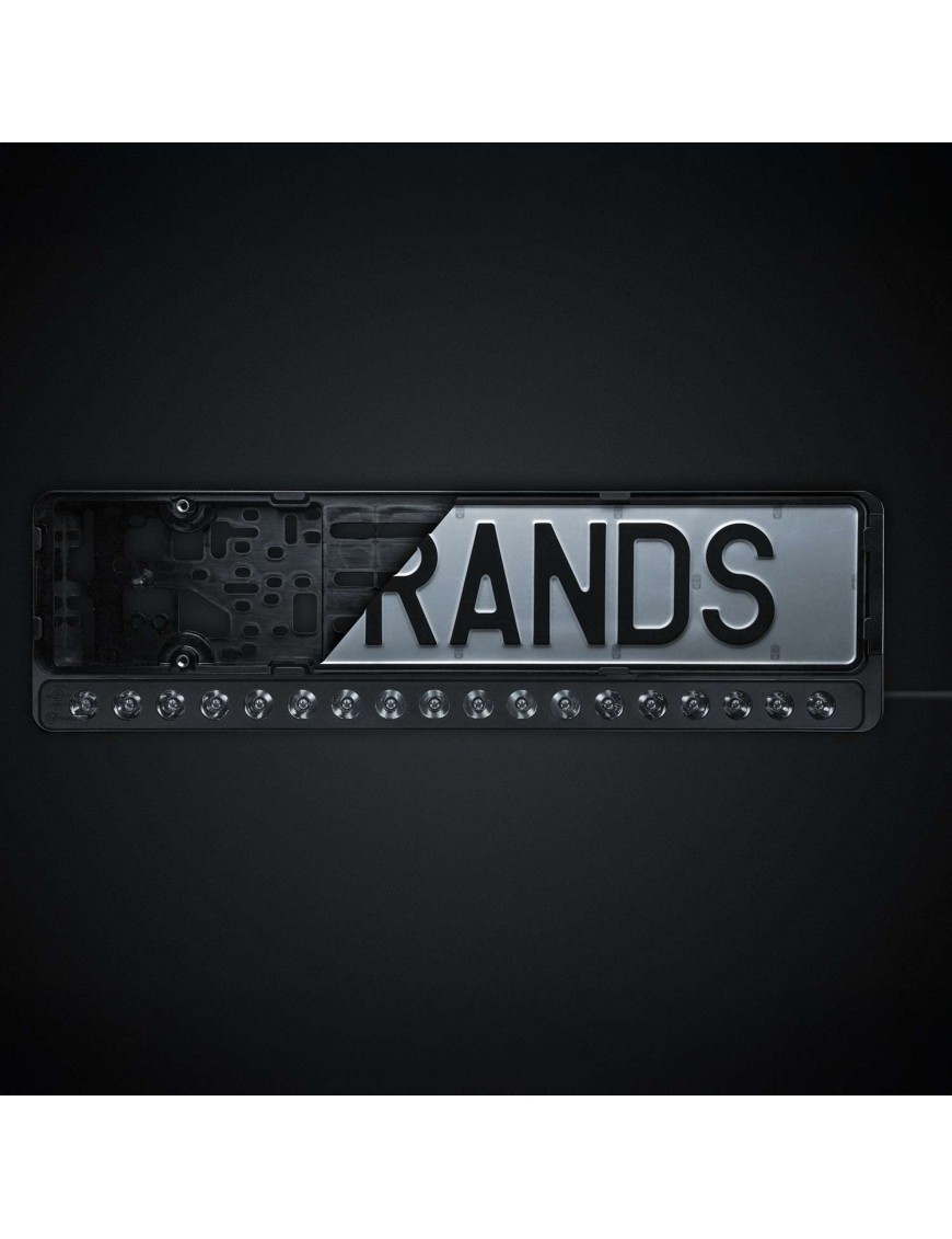 Ramka tablicy z Panelem LED Strands NUUK E-LINE BLACK LED BAR 20″ 809445 | Szekla4x4.pl