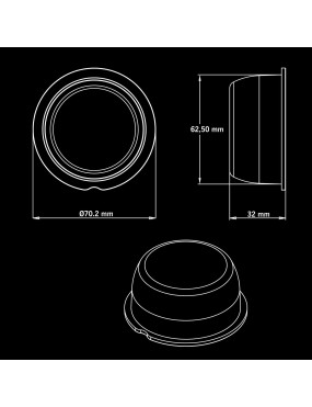 830409 Strands VIKING OLD SCHOOL SIDE MARKER WITH FRONT POSITION LIGHT