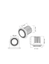 Lampa DARK KNIGHT GLORIA WARNING LIGHT CLEAR LENS