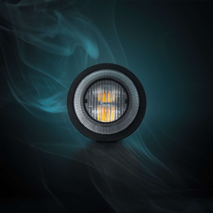 Lampa DARK KNIGHT GLORIA WARNING LIGHT CLEAR LENS STRANDS - ujęcie 2
