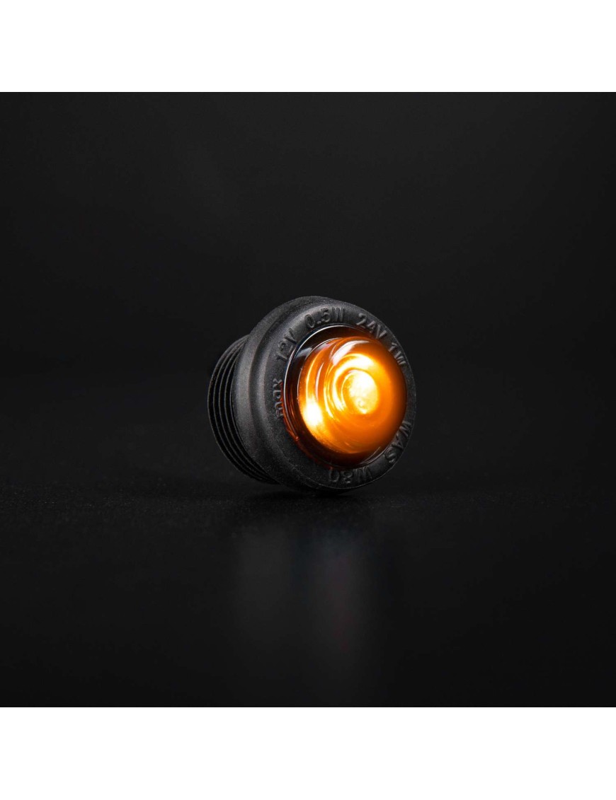 Marker światło pozycyjne FREEDOM BLACK RAVEN SIDE MARKER ROUND 29MM | Szekla4x4.pl Marker światło pozycyjne FREEDOM BLACK RAVEN SIDE MARKER ROUND 29MM | Szekla4x4.pl