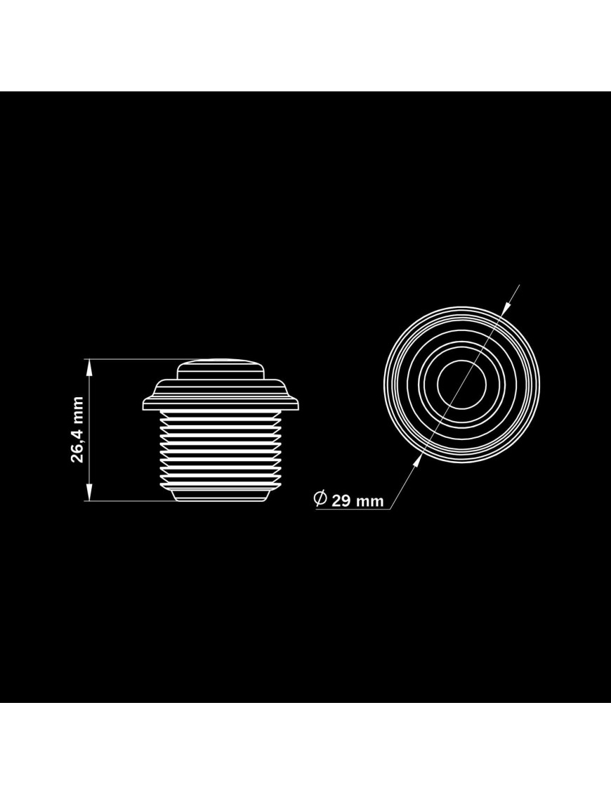 Marker światło pozycyjne FREEDOM BLACK RAVEN SIDE MARKER ROUND 29MM | Szekla4x4.pl Marker światło pozycyjne FREEDOM BLACK RAVEN SIDE MARKER ROUND 29MM | Szekla4x4.pl
