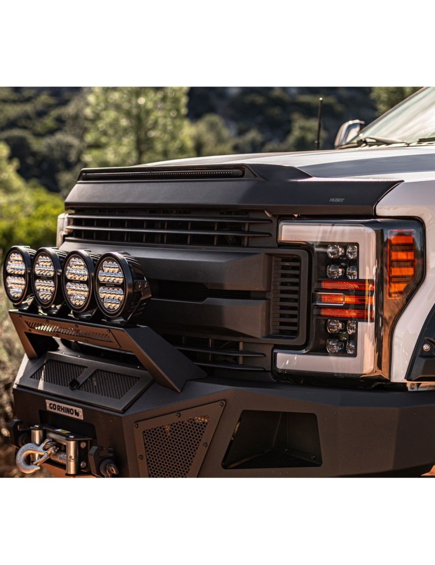 Listwa z lampami obrysowymi LED amber Husky Liners Aeroskin Lightshield Pro