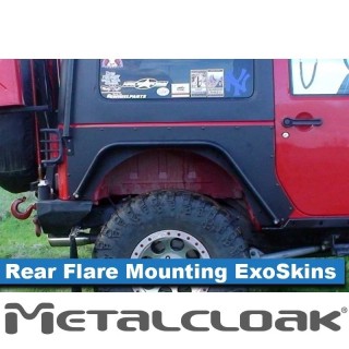 ExoSkin mocowanie poszerzeń Metalcloak Jeep Wrangler JK