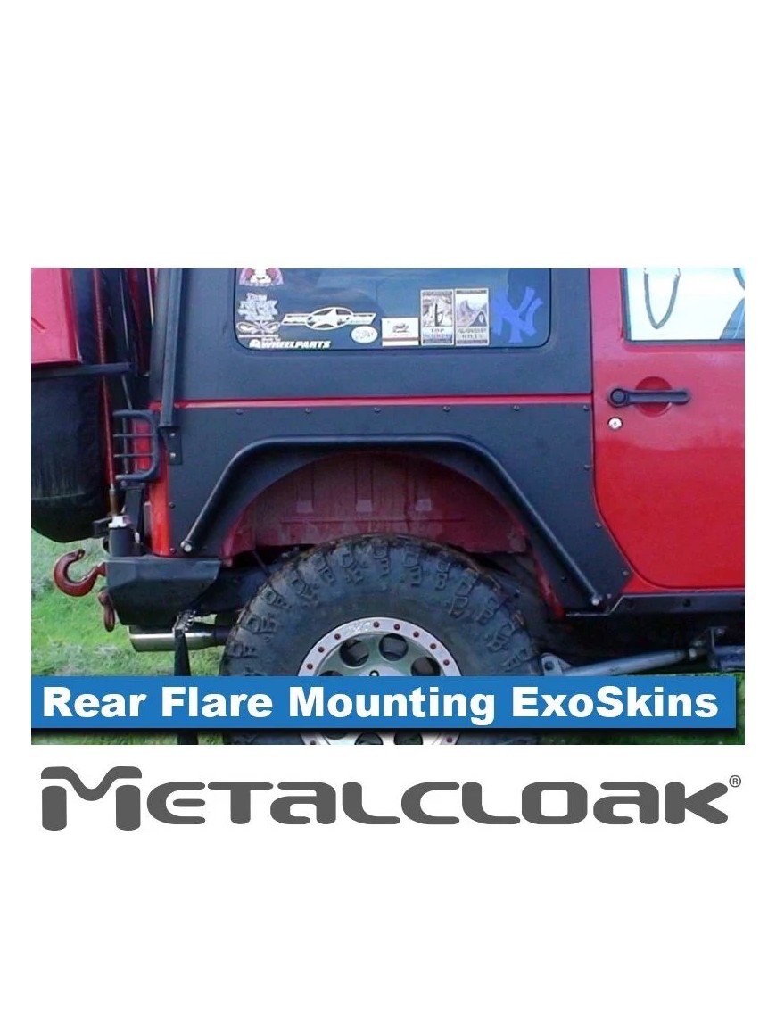 ExoSkin mocowanie poszerzeń Metalcloak Jeep Wrangler JK | Szekla4x4.pl